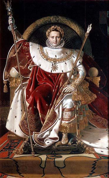 Jean Auguste Dominique Ingres Napoleon I on his Imperial Throne oil painting picture